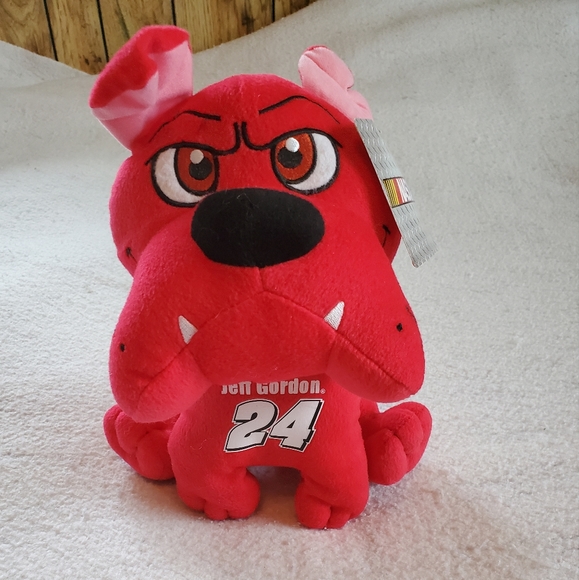 Nascar Jeff Gordon 24 Kelly Toy Plush Bulldog, NWT - Picture 1 of 2